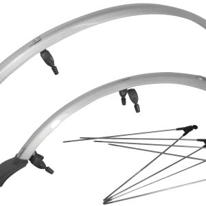Juego De Guardabarros Sks 700c 45 Mm 39 Easy Tube. Plata