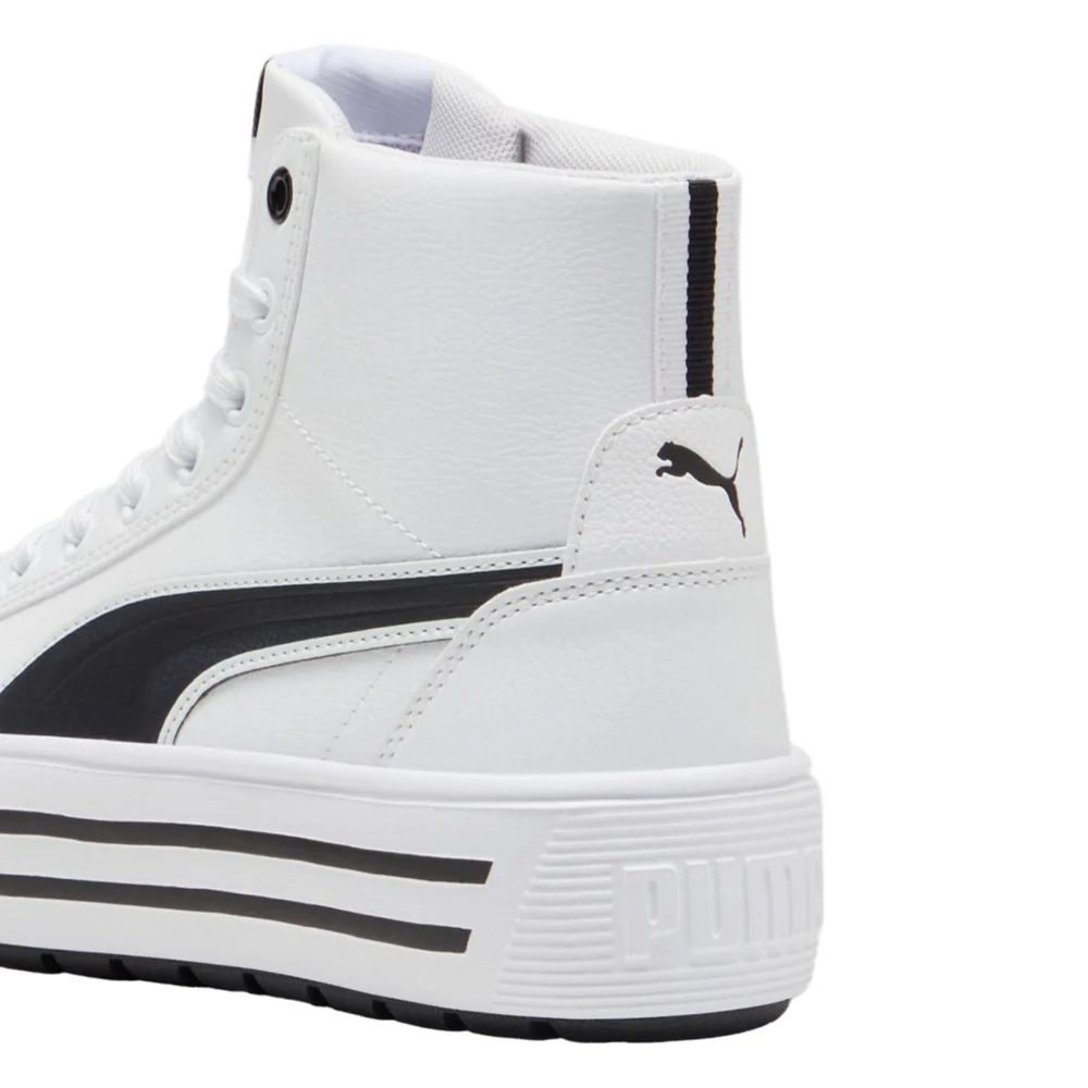 Tenis Puma para Mujer Kaia 2.0 Mid SL Blanco-Negro - Imagen 5