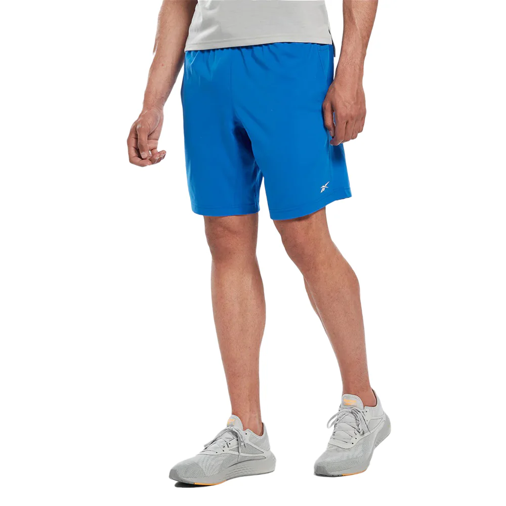 Short Largo Reebok para Hombre Woven Short Azul - Imagen 2