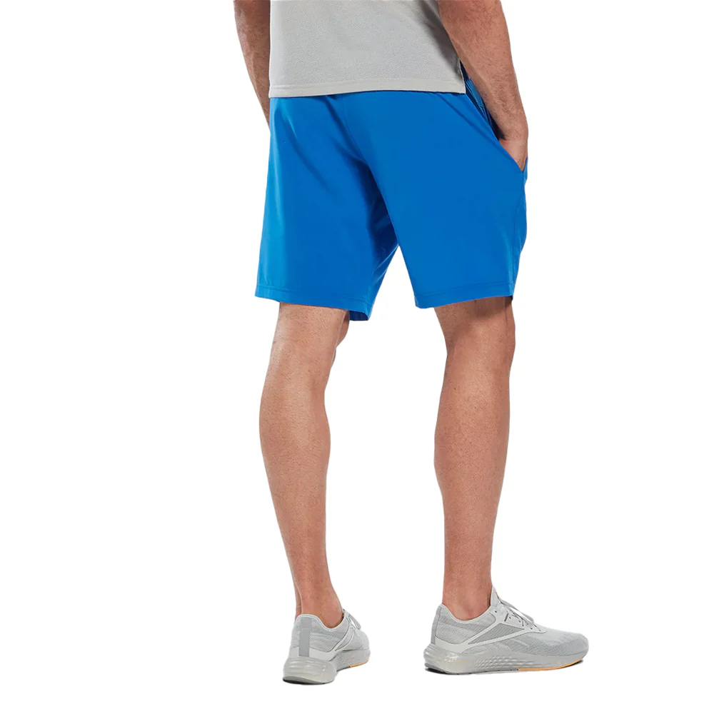 Short Largo Reebok para Hombre Woven Short Azul - Imagen 3