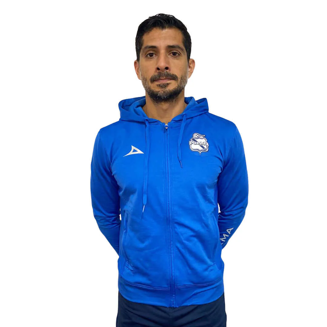 Chamarra Pirma Hombre Club Puebla 23-24 Azul - Imagen 2