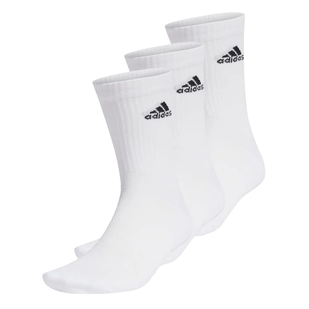 Calcetas Adidas Unisex Sportwear Crew 3 pack Blanco - Imagen 2