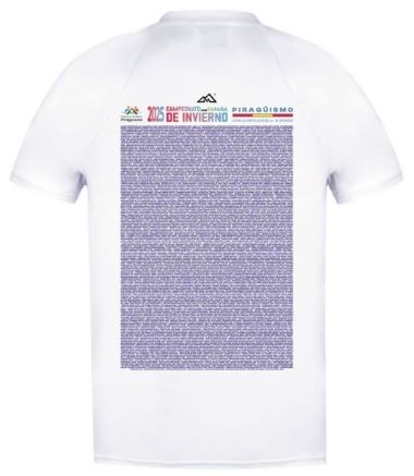 CAMISETA M/CORTA CAMPEONATO ESPAÑA INVIERNO 2025 - Imagen 3