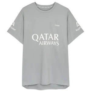 Camiseta Nox Sponsors AT10 Gris Agustín Tapia